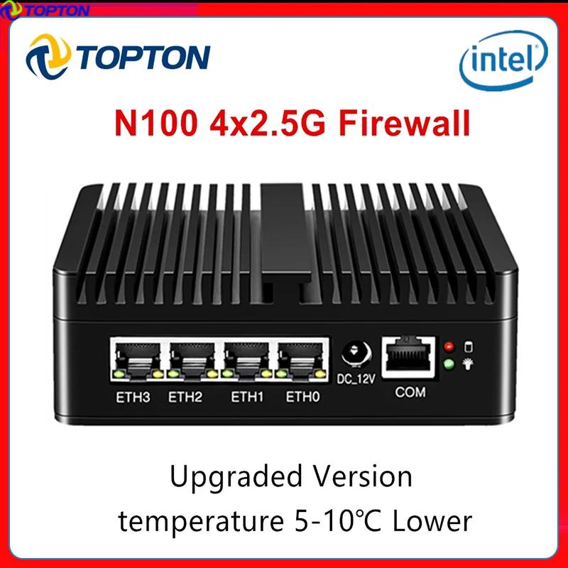 Ҹ 12   N100 ̴ PC ȭ , 4 LAN i226-V 2.5G N5105 J5040 J4125 NVMe ̴ ǻ Proxmox pfSense Box